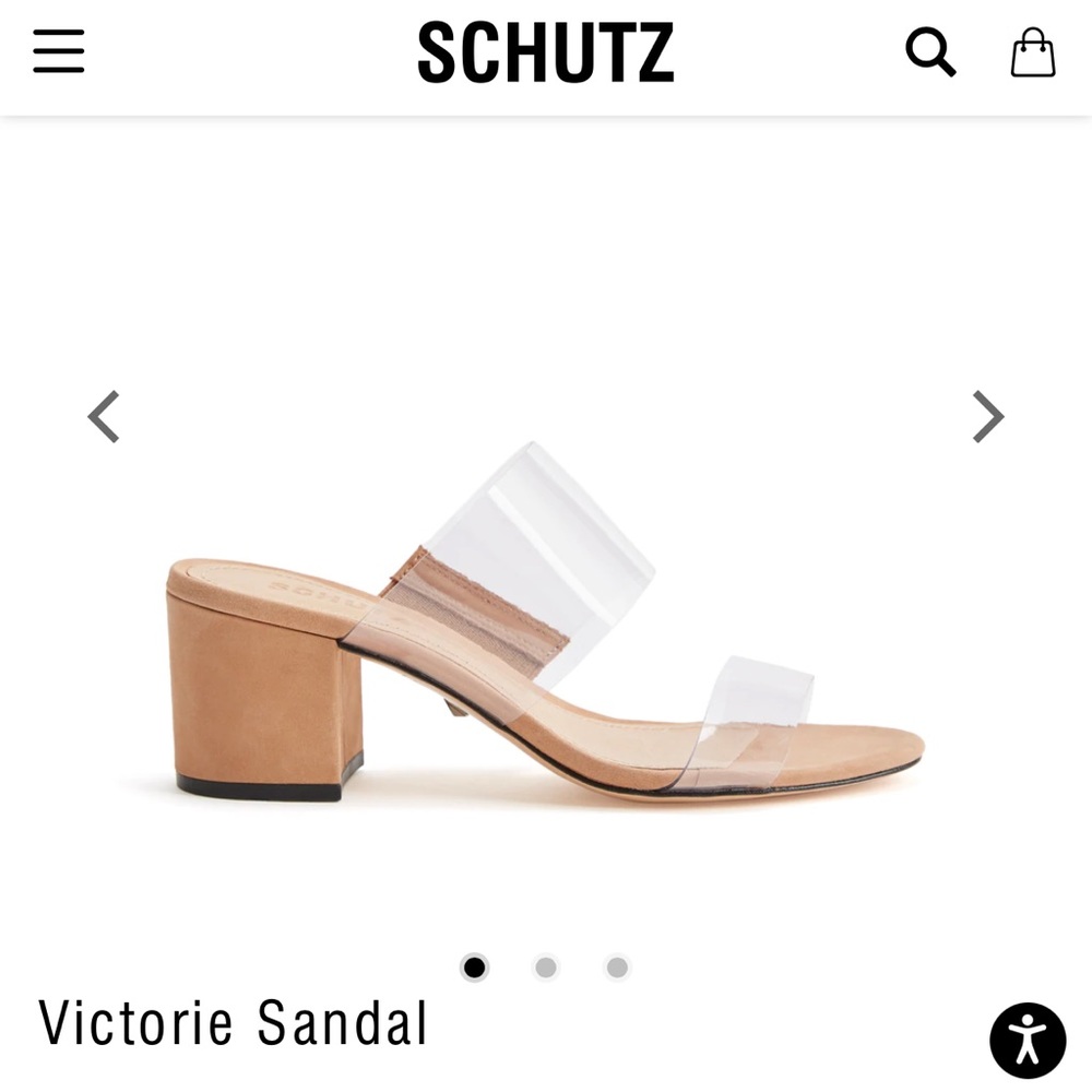 Schutz Nude Block Heel